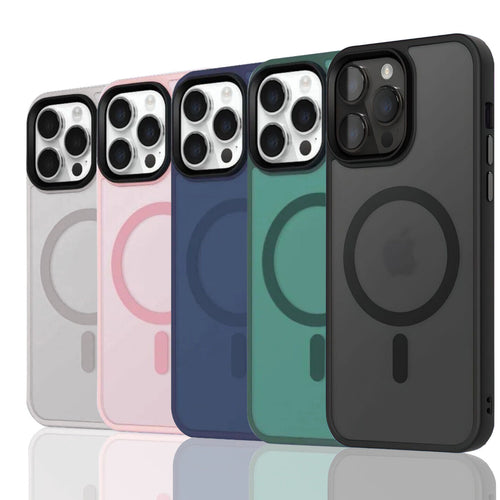 Revolutionary Shockproof Frosted Case for iPhone 17, 16, 15, 14, 13, 12 Pro Max - Stylish MagSafe Compatible Protection