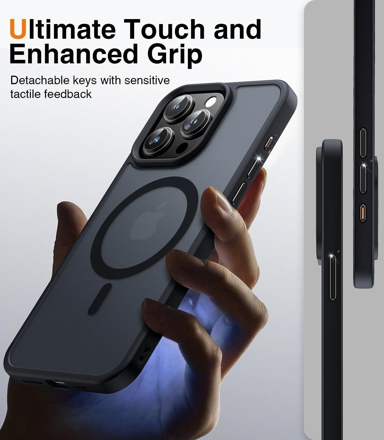 Revolutionary Shockproof Frosted Case for iPhone 17, 16, 15, 14, 13, 12 Pro Max - Stylish MagSafe Compatible Protection