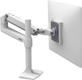 Transform Your Workspace with the LX Single Monitor Desk Mount Arm - Perfect for Flat and Curved Monitors Up to 34 Inches!