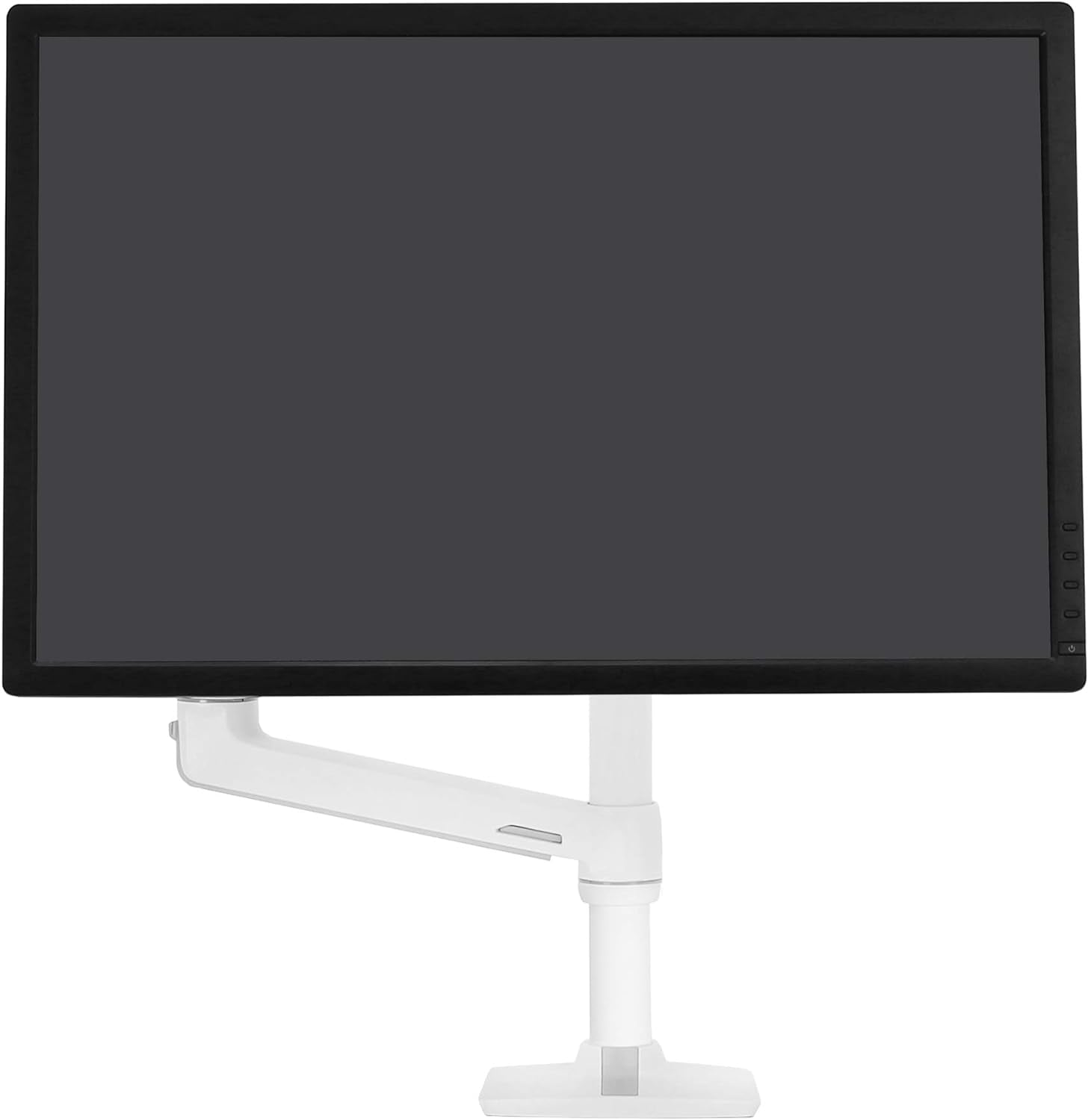 Transform Your Workspace with the LX Single Monitor Desk Mount Arm - Perfect for Flat and Curved Monitors Up to 34 Inches!