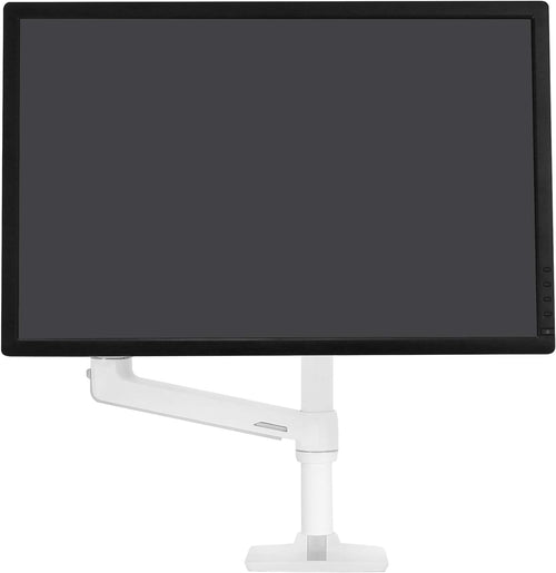 Transform Your Workspace with the LX Single Monitor Desk Mount Arm - Perfect for Flat and Curved Monitors Up to 34 Inches!