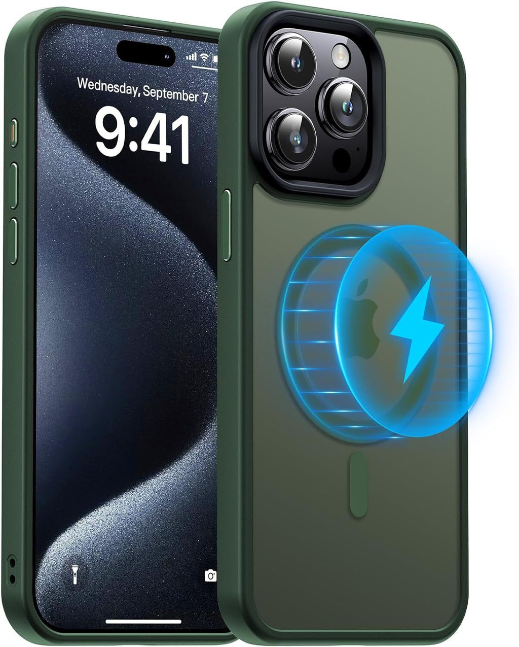 Revolutionary Shockproof Frosted Case for iPhone 17, 16, 15, 14, 13, 12 Pro Max - Stylish MagSafe Compatible Protection
