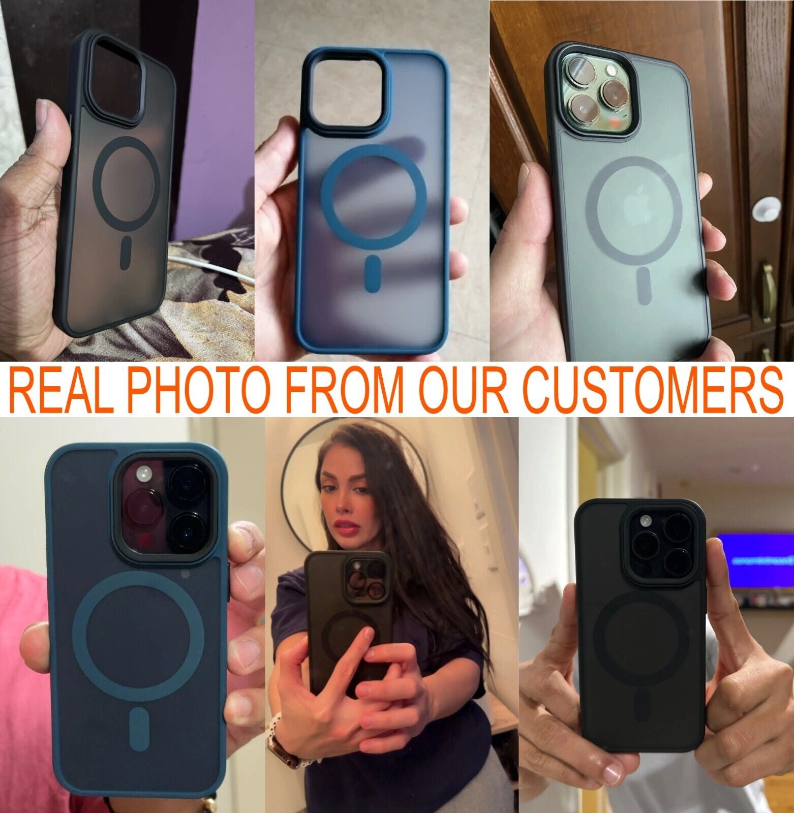 Revolutionary Shockproof Frosted Case for iPhone 17, 16, 15, 14, 13, 12 Pro Max - Stylish MagSafe Compatible Protection