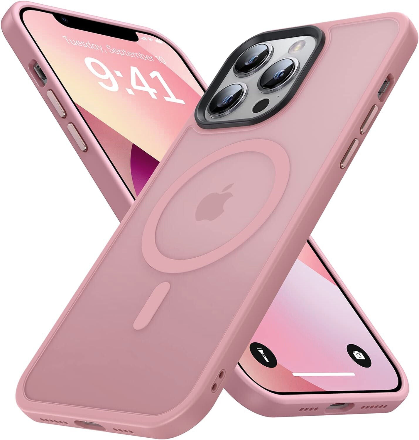 Revolutionary Shockproof Frosted Case for iPhone 17, 16, 15, 14, 13, 12 Pro Max - Stylish MagSafe Compatible Protection